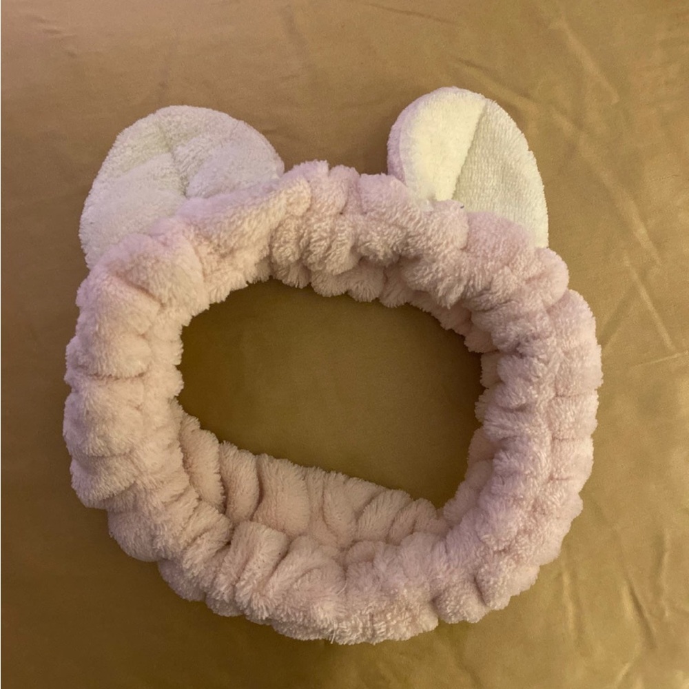 Soft spa day headband, cat ears - urban outfitters
